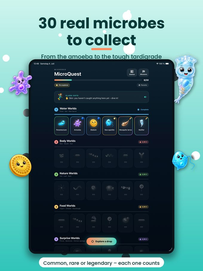 Microdex collection on iPad