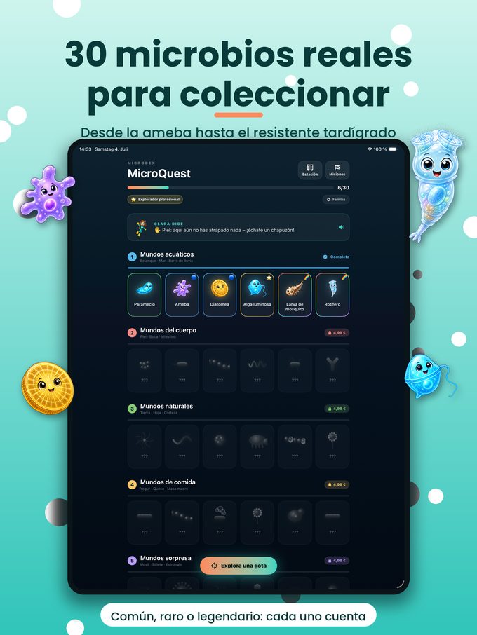 Colección Microdex en iPad