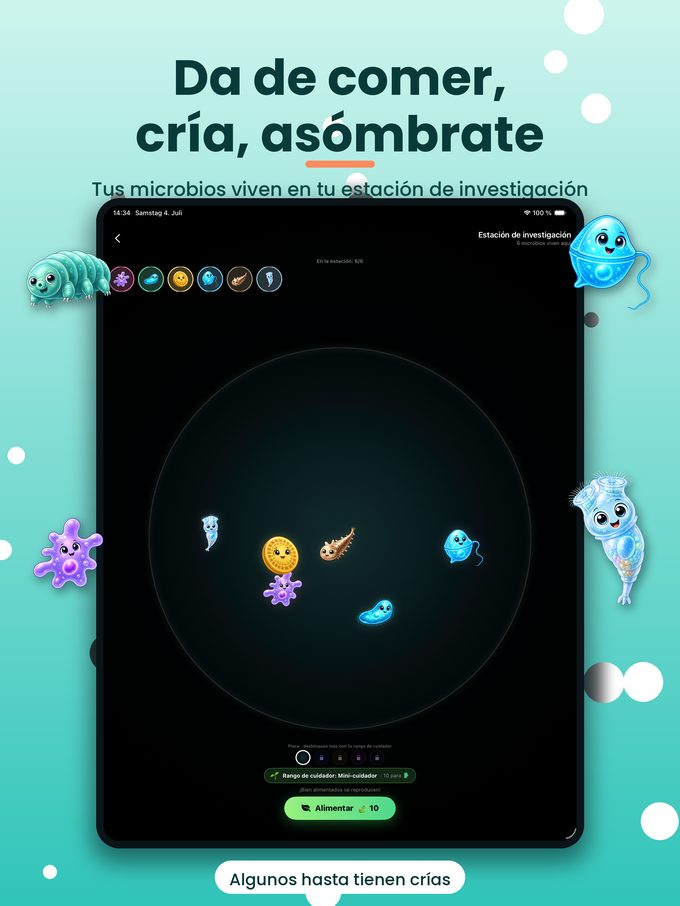Estación de investigación en iPad
